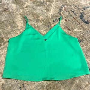 Beautiful lime green cropped camisole!